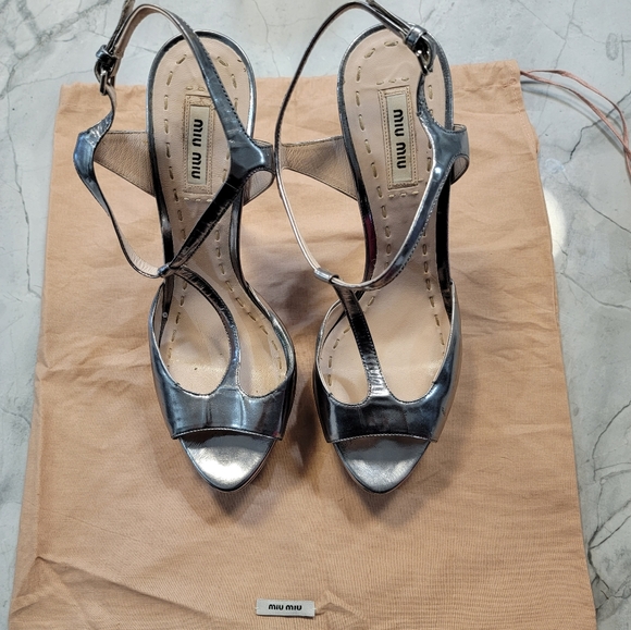 Miu Miu Shoes - Miu Miu Bling Heels 39 US 9